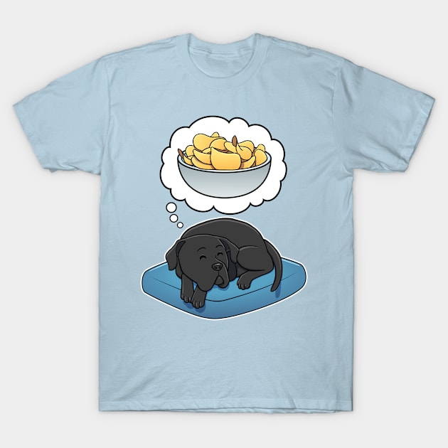 Cane Corso dreaming about Potato Chips T-Shirt by DoggieDelights